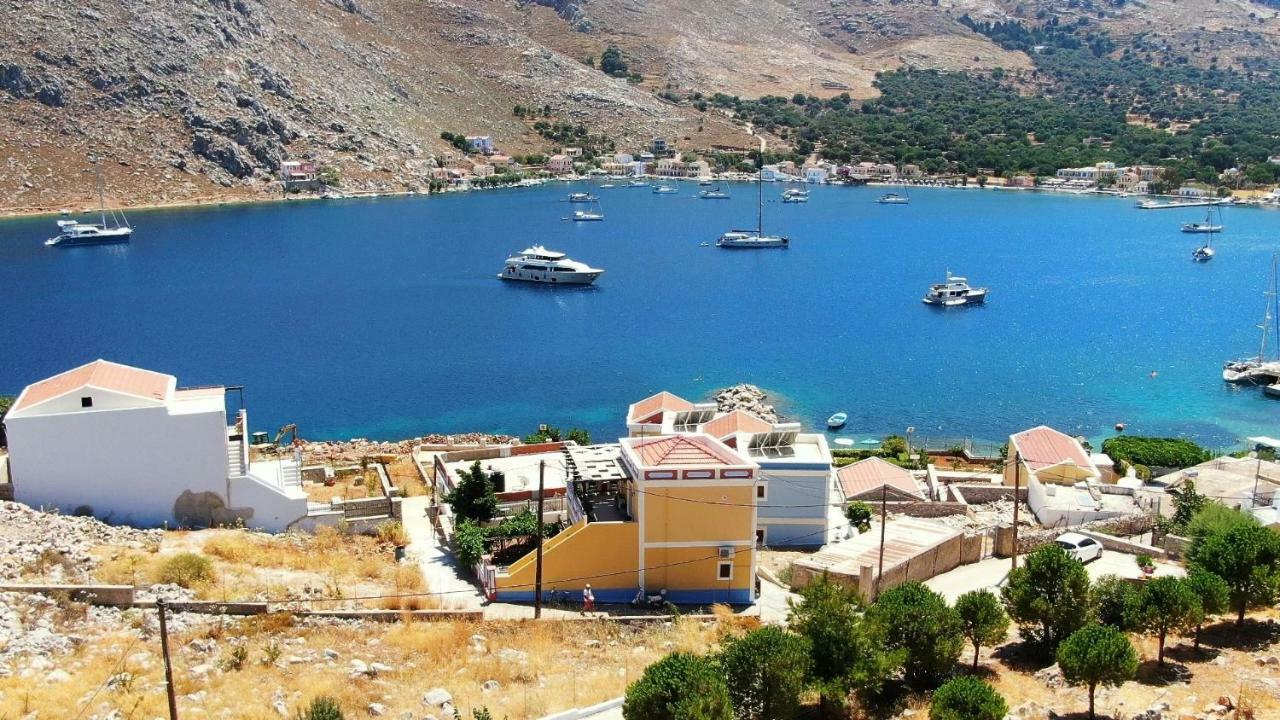 Irene Double Apartment Anoi Symi Exterior foto